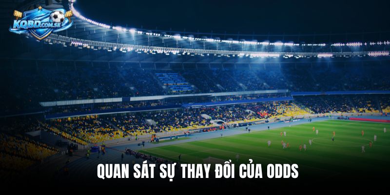 Quan sát sự thay đổi của Odds